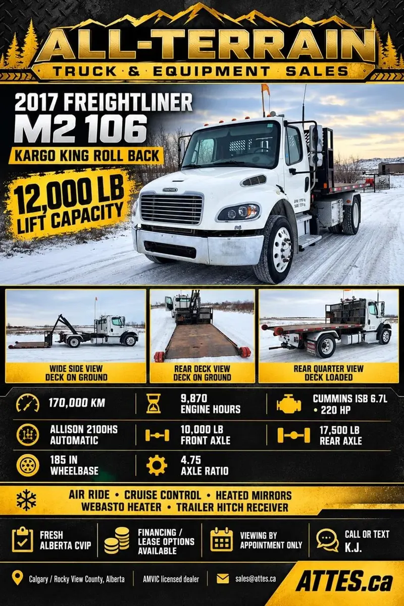 2017 FREIGHTLINER BUSINESS CLASS M2 106