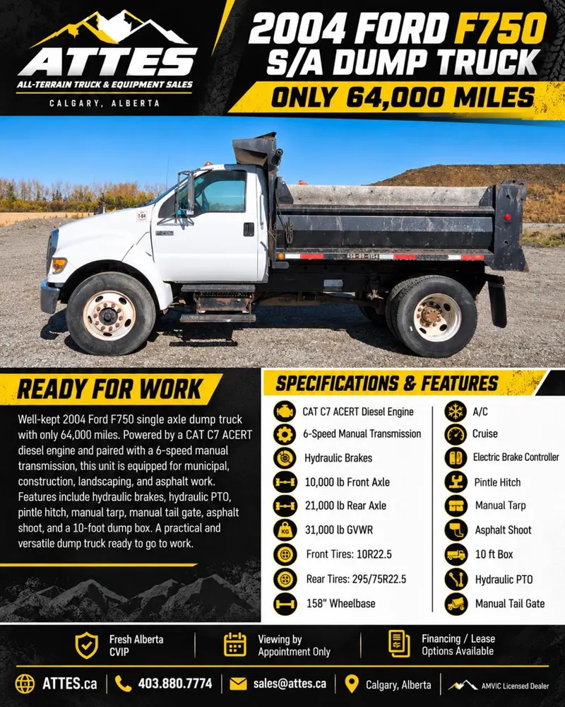 2004 FORD F750 SD