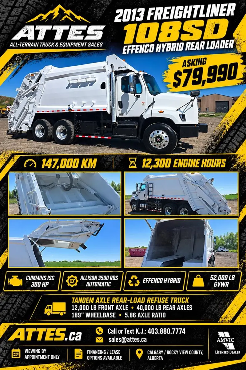 2013 FREIGHTLINER 108SD