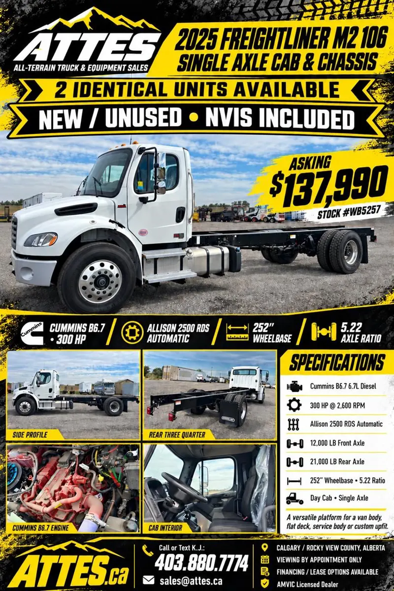 2025 FREIGHTLINER BUSINESS CLASS M2 106