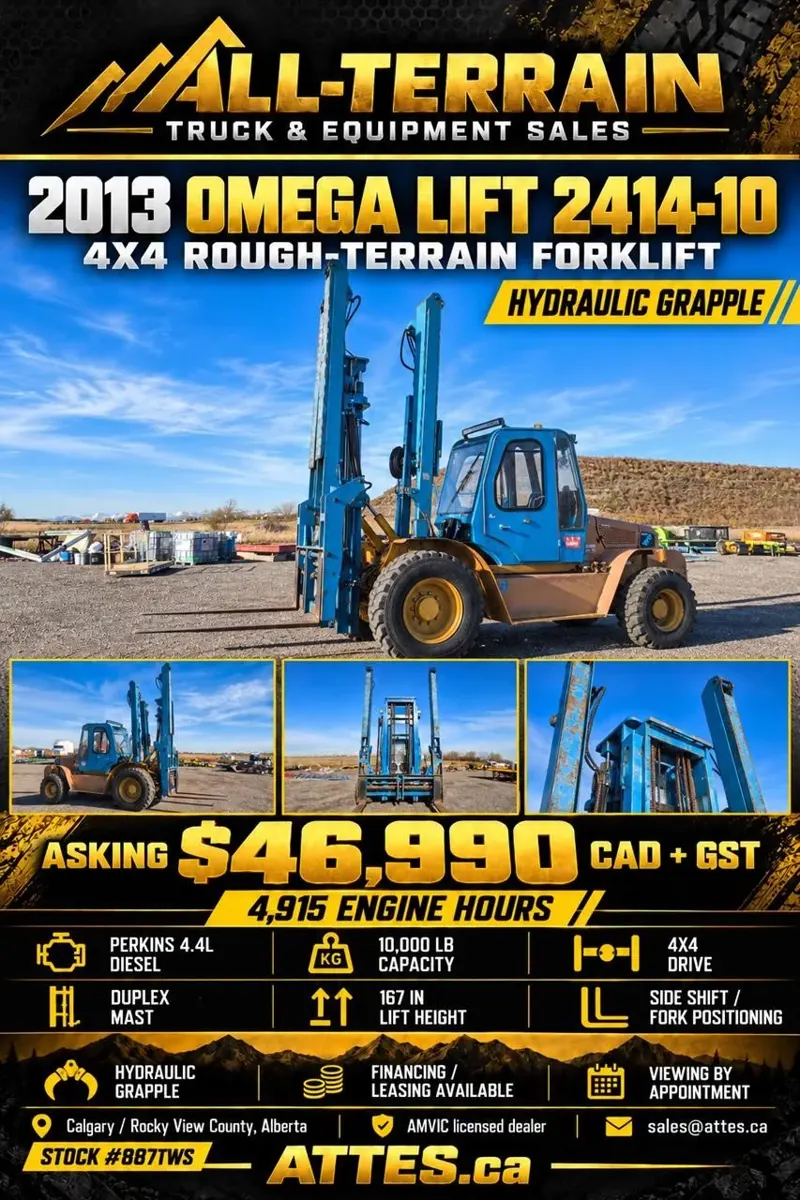 2013 OMEGA LIFT 2414-10