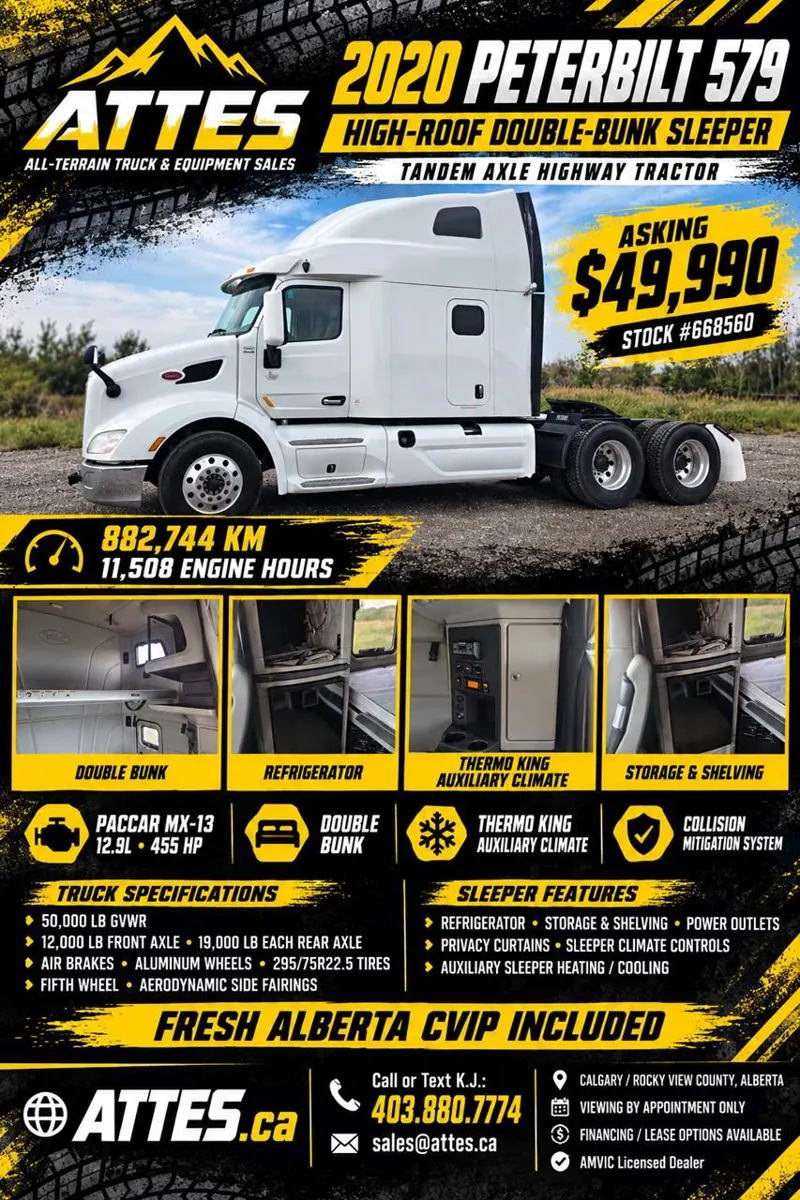 2020 PETERBILT 579